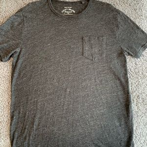 Lucky Brand Black Speckled Pocket Tee